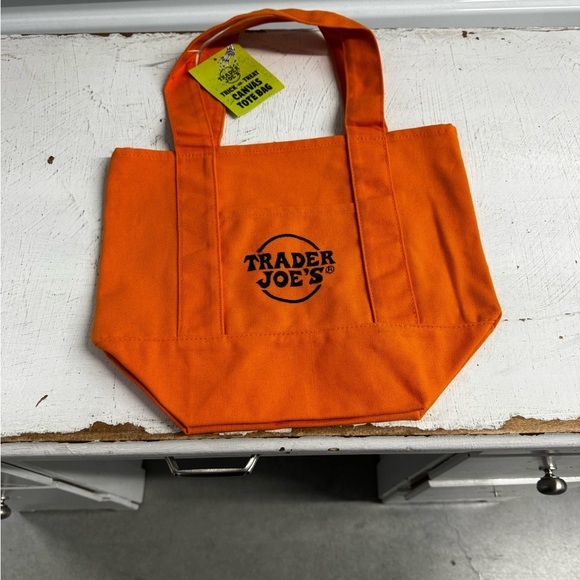 Trader Joe'S Handbags - Trader Joe’s | Orange Halloween Tote